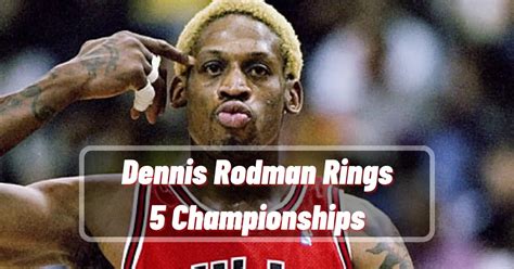 dennis rodman rings with pistons|Dennis Rodman Rings: 5 Championships, Countless .